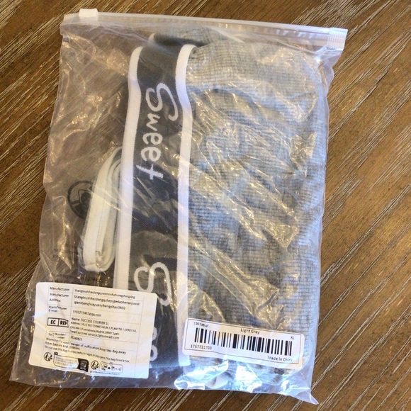 Womens Gray “Sweet” Cropped Bra & Boy Shorts Underwear Lingerie Set Size XL - Picture 6 of 10